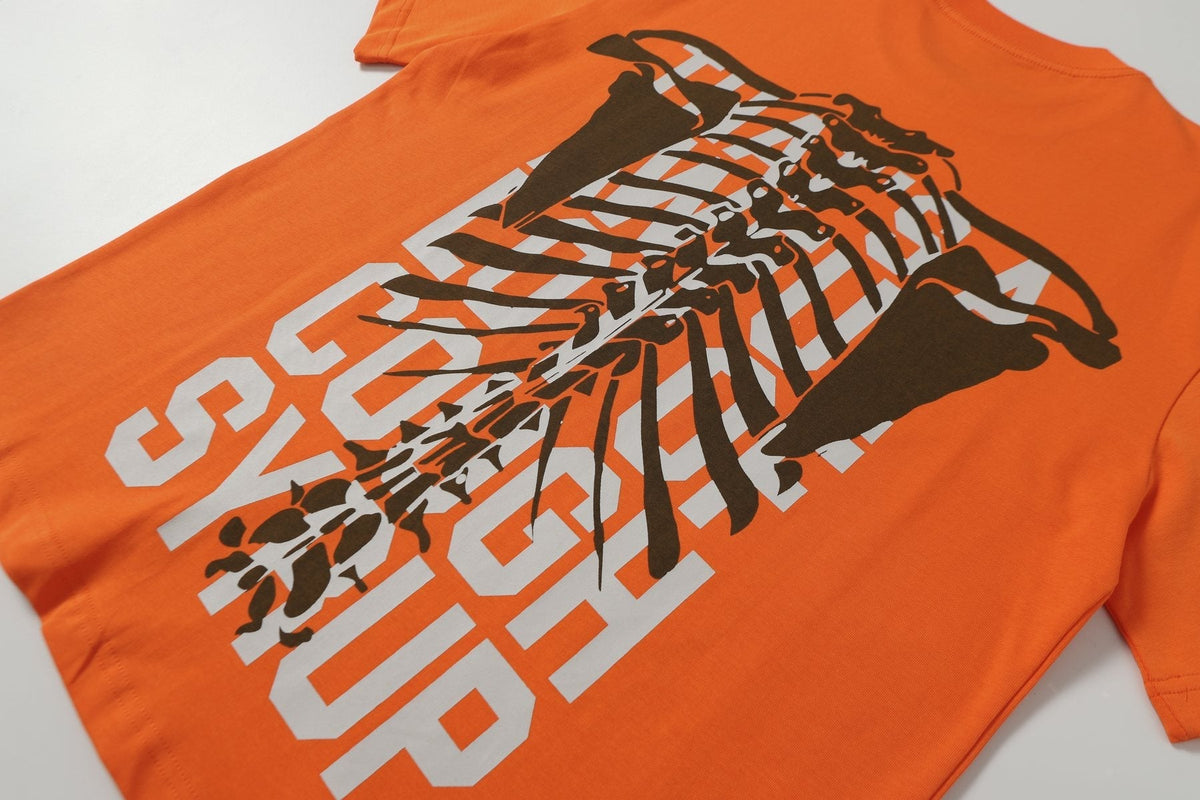 THAT'S A AWFUL LOT OF COUGH SYRUP Ribcage Graphic T-Shirt