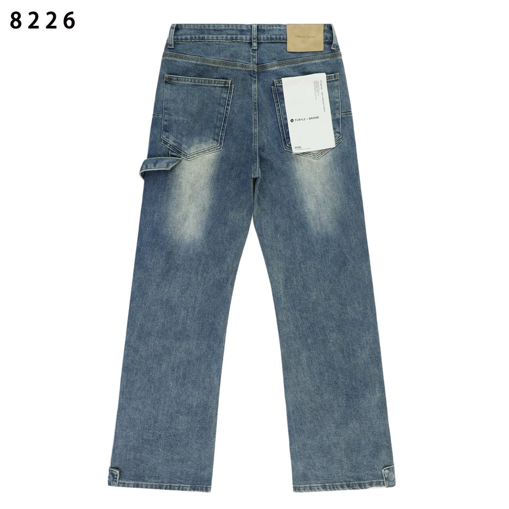 Purple Brand Washed Blue Denim Jeans