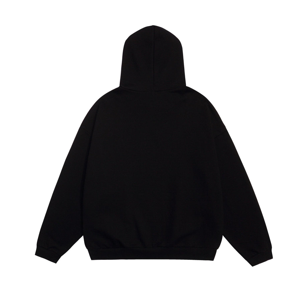 Fear of God Essentials Arched Graphic Hoodie in Black