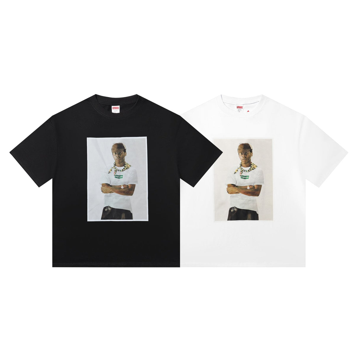 Supreme Tyler the Creator Portrait Graphic T-Shirt