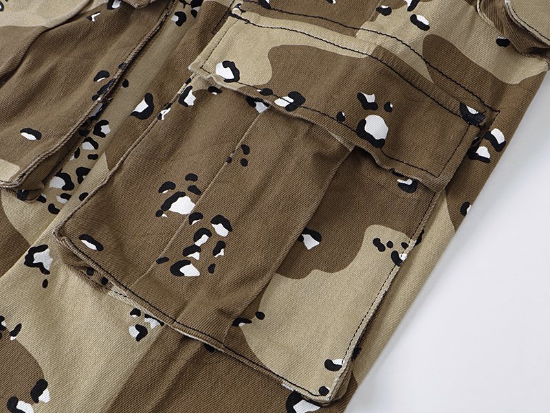VALABASAS Tan Camo Cargo Pants