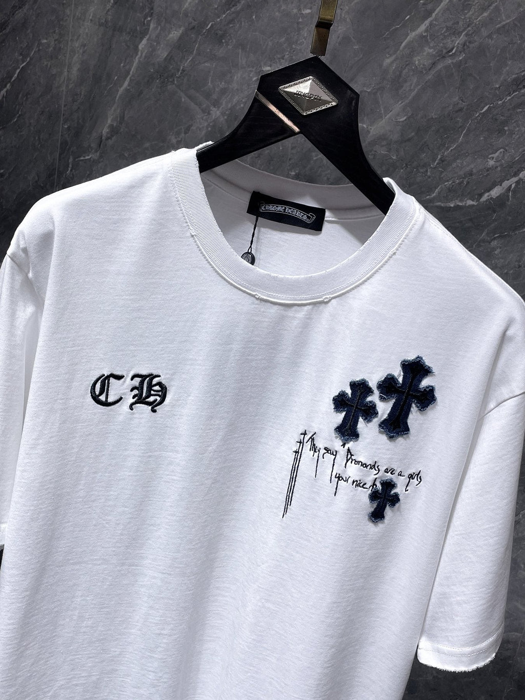Chrome Hearts Cross Patch Graphic T-Shirt