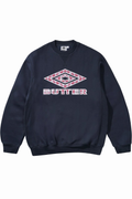 BUTTER DIAMOND CREWNECK Navy