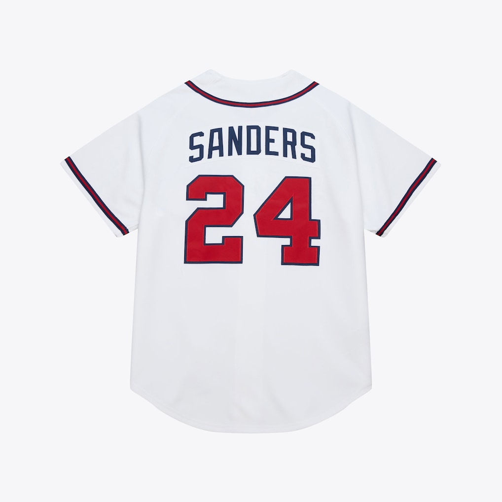 M&N MLB Atlanta Braves 1992 Deion Sanders Authentic Jersey