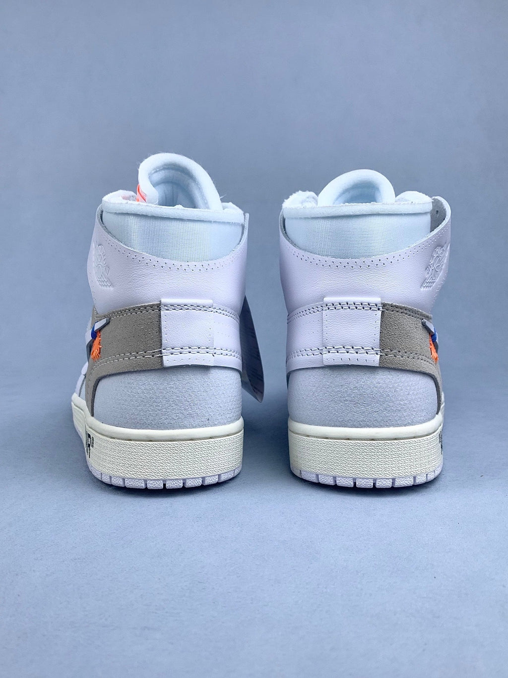 Air Jordan 1 High x Off-White Triple White Unisex Sneakers AA3834-100