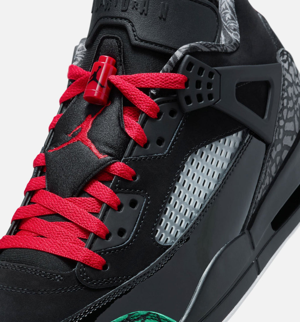 Spizike Low Men's Sneakers - Black / Classic Green / White / Varsity Red