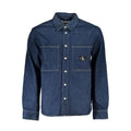 Calvin Klein Cotton Denim Jacket — Blue
