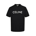 Celine Loose T-Shirt In Cotton Jersey Black