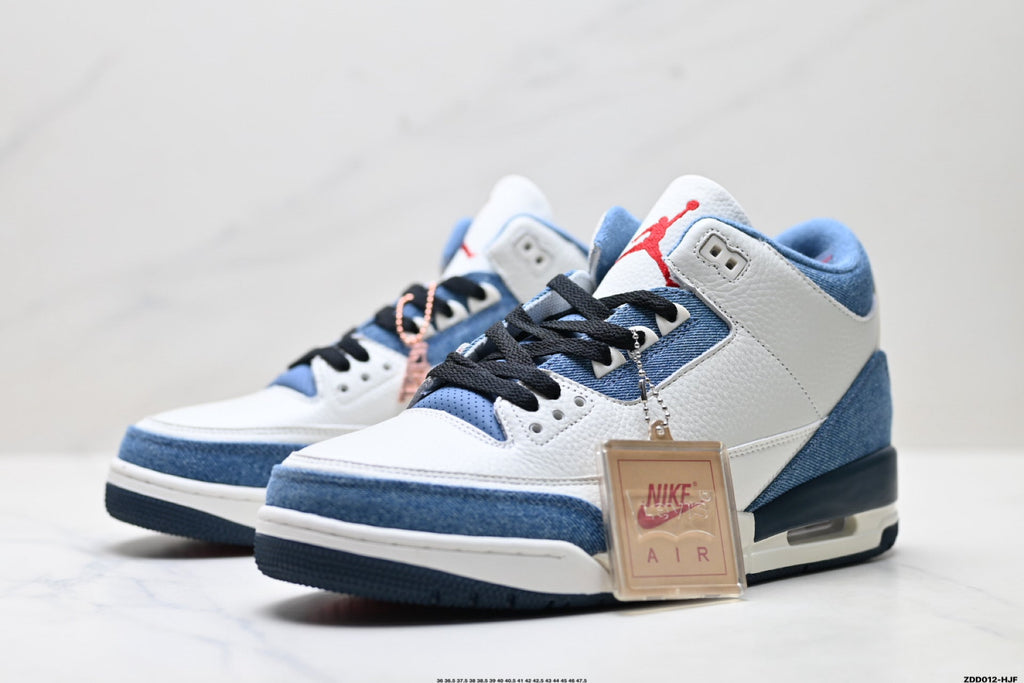 Jordan Legacy 312 Low White University Blue Navy Sneakers