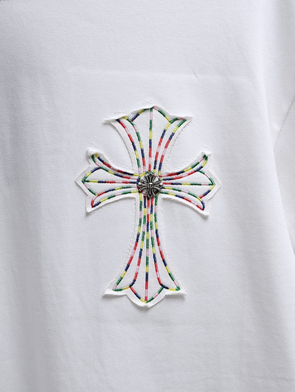 Chrome Hearts Ornate Cross Graphic T-Shirt