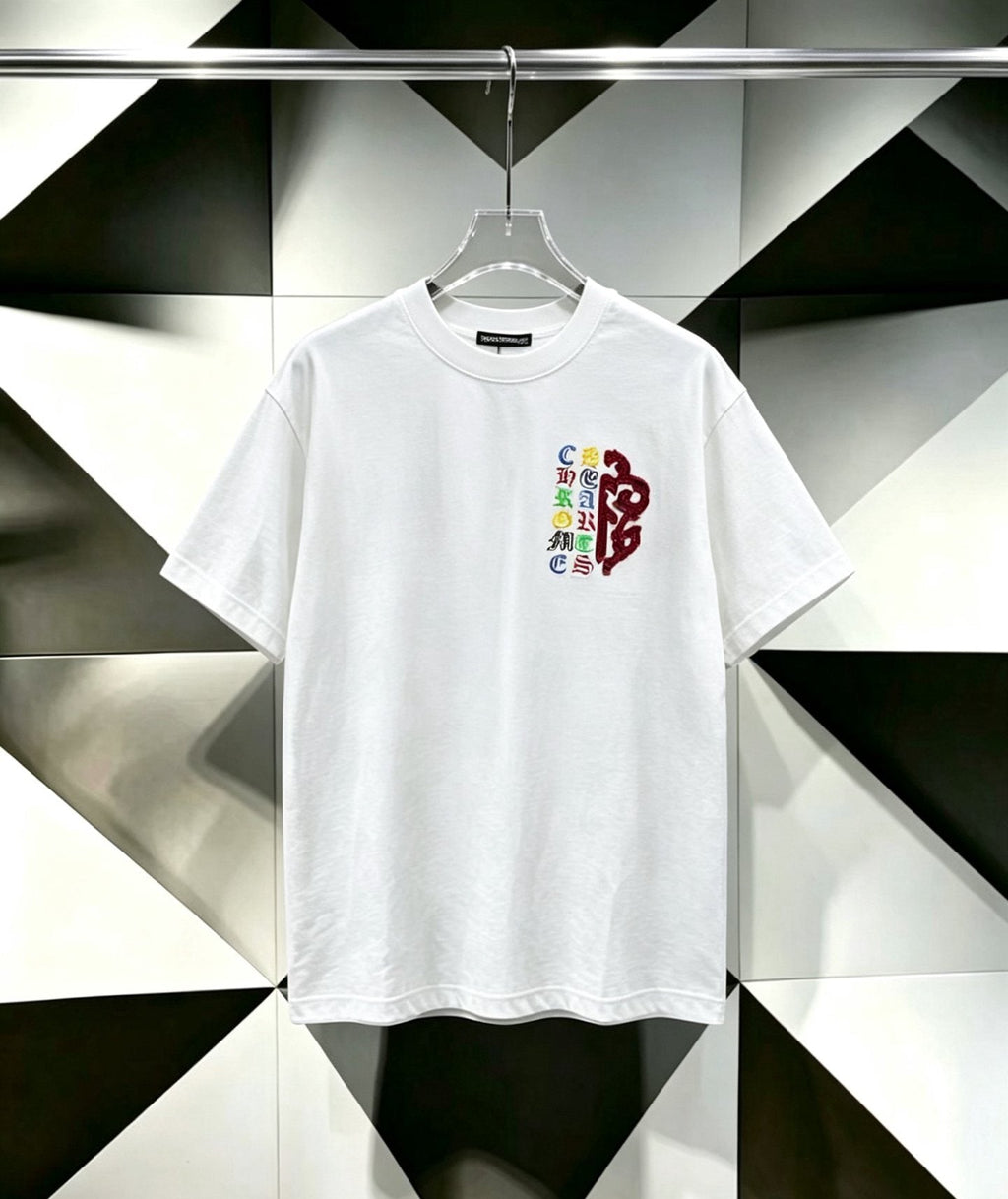 Chrome Hearts Multicolor Cross Graphic T-Shirt