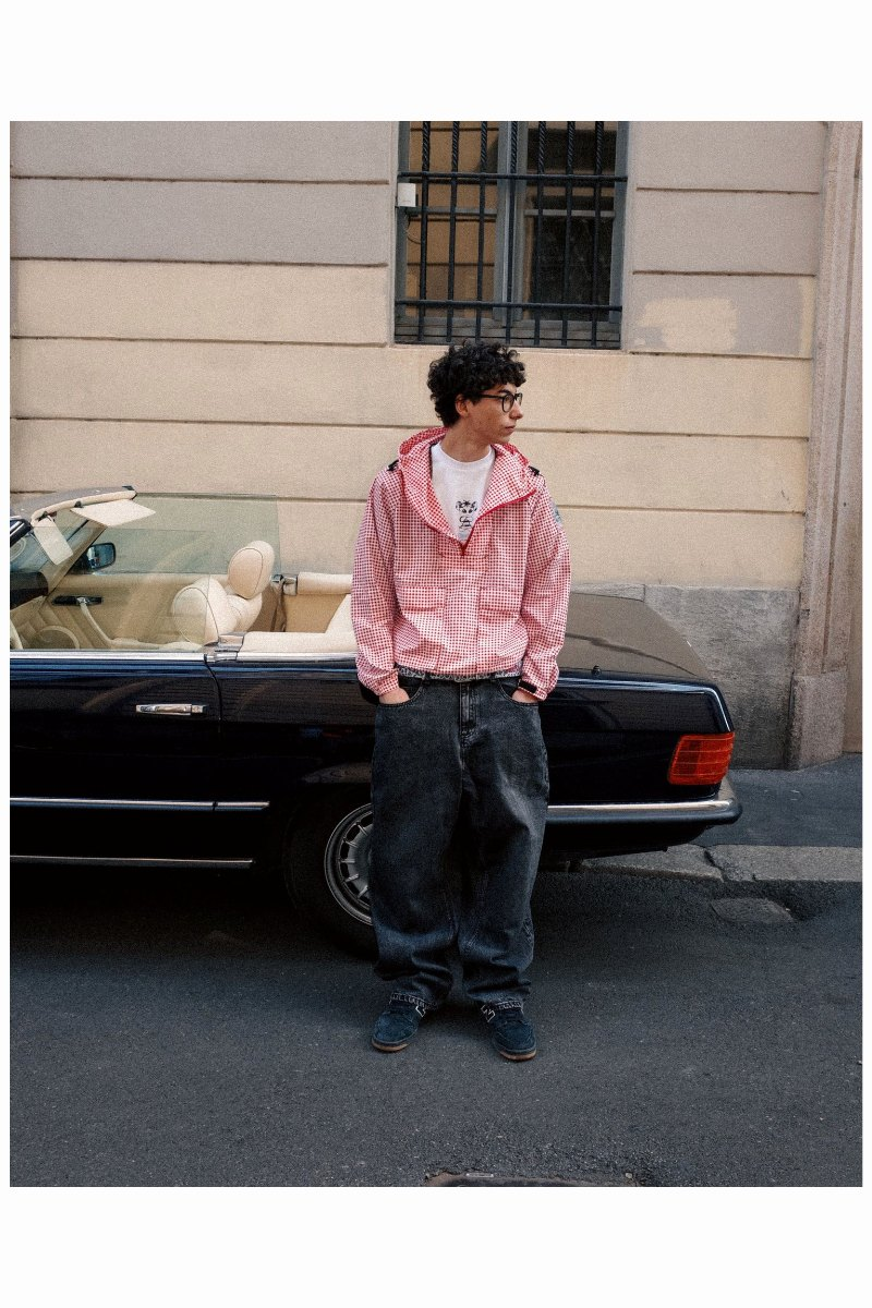 BUTTER TERRAIN ANORAK Red Gingham