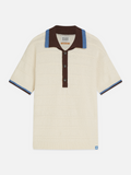 S&S Structured Knitted Loose-Fit Polo