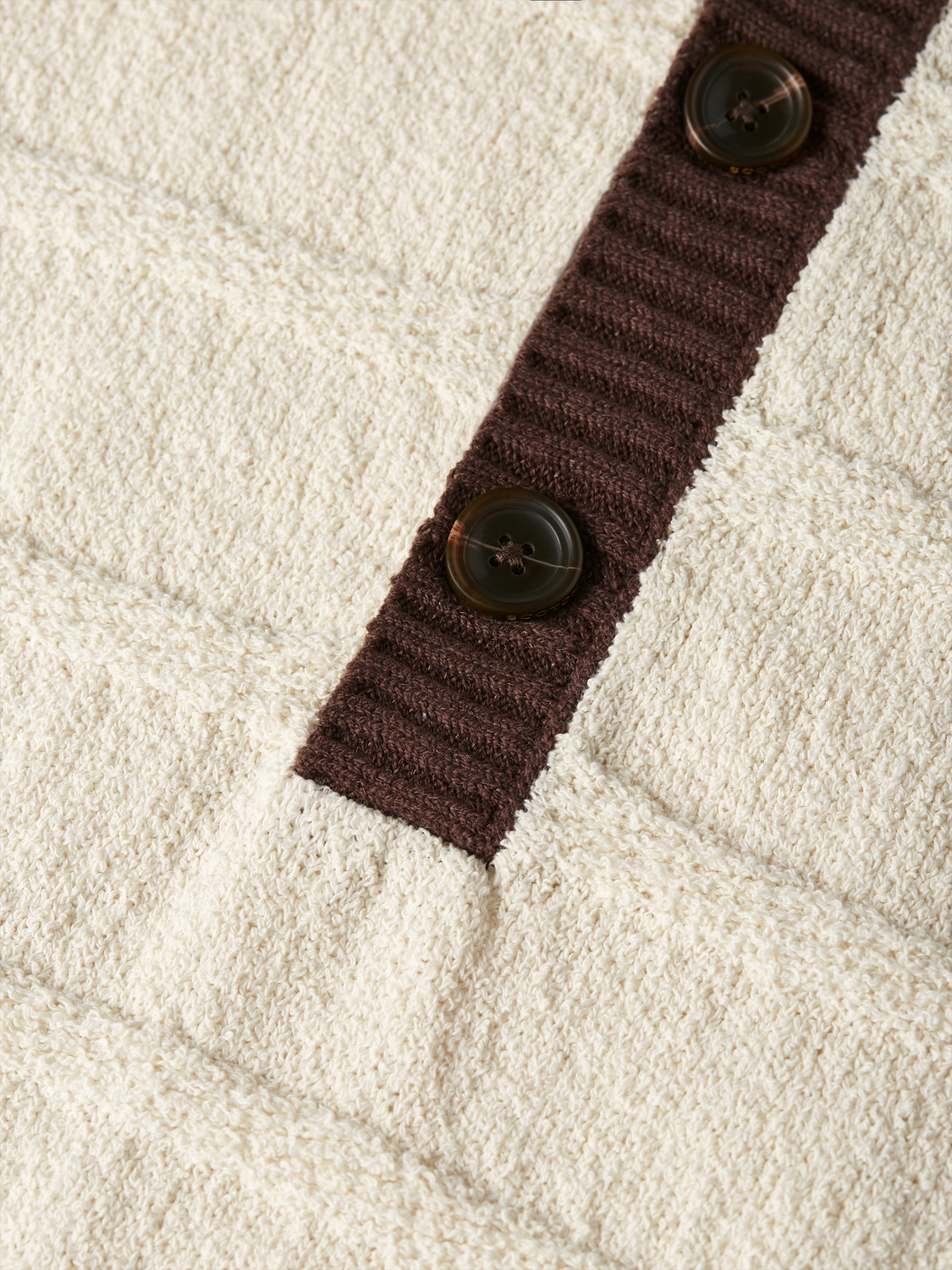 S&S Structured Knitted Loose-Fit Polo