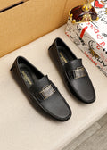 Dolce & Gabbana Men's Black Buckle Loafers