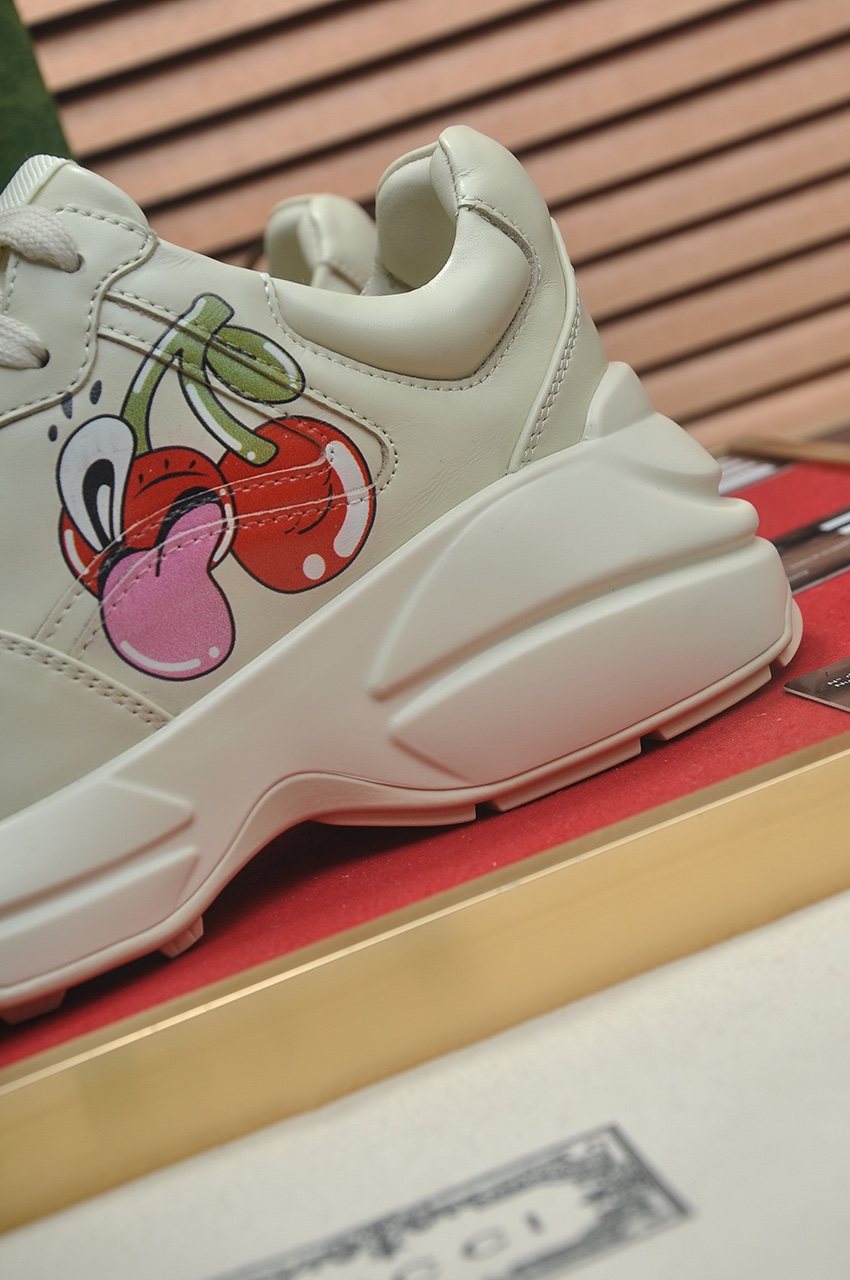Gucci Heart & Cherry Chunky Sneakers