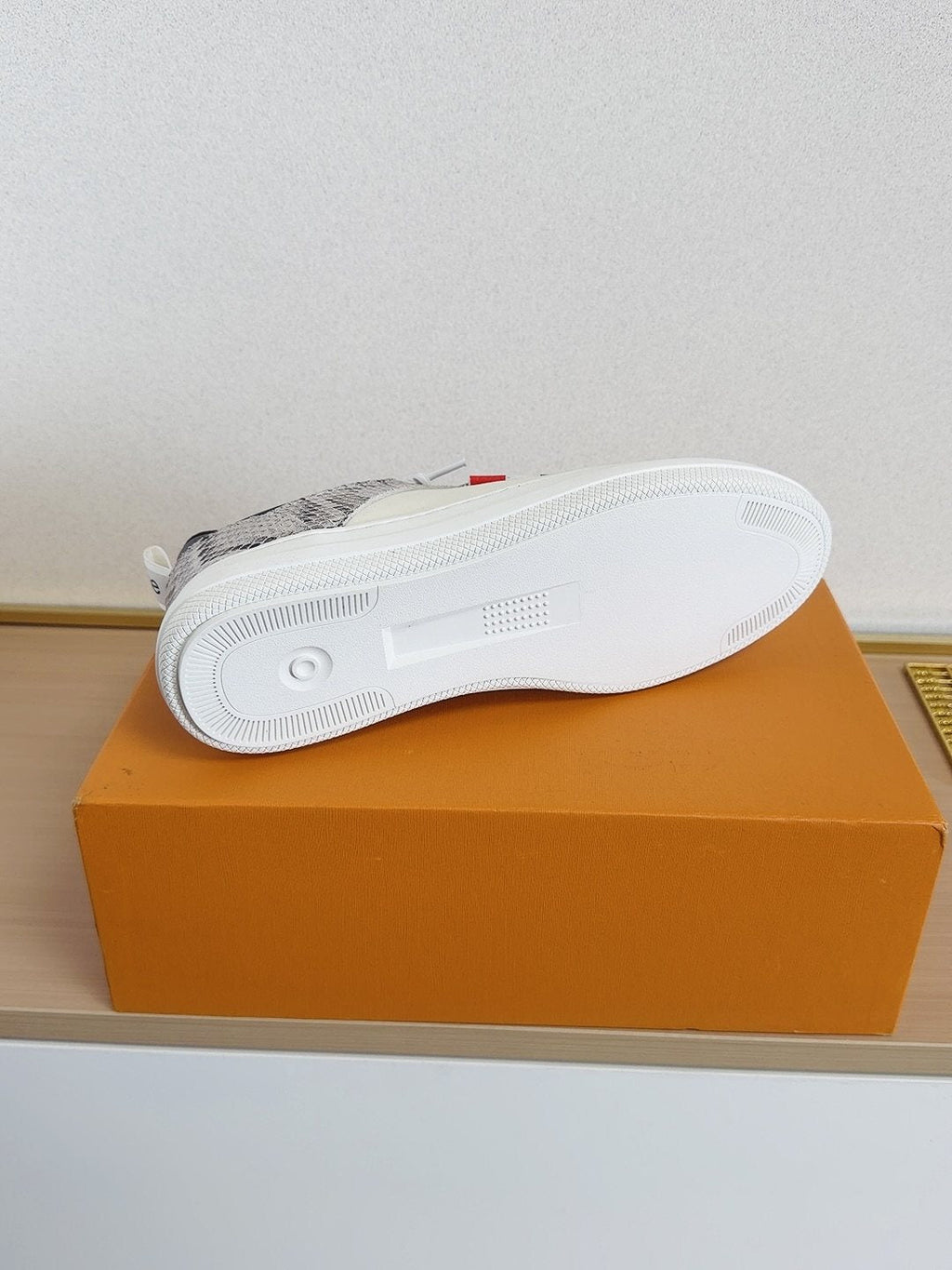 Louis Vuitton Men's Patterned-Panel Low-Top Sneakers