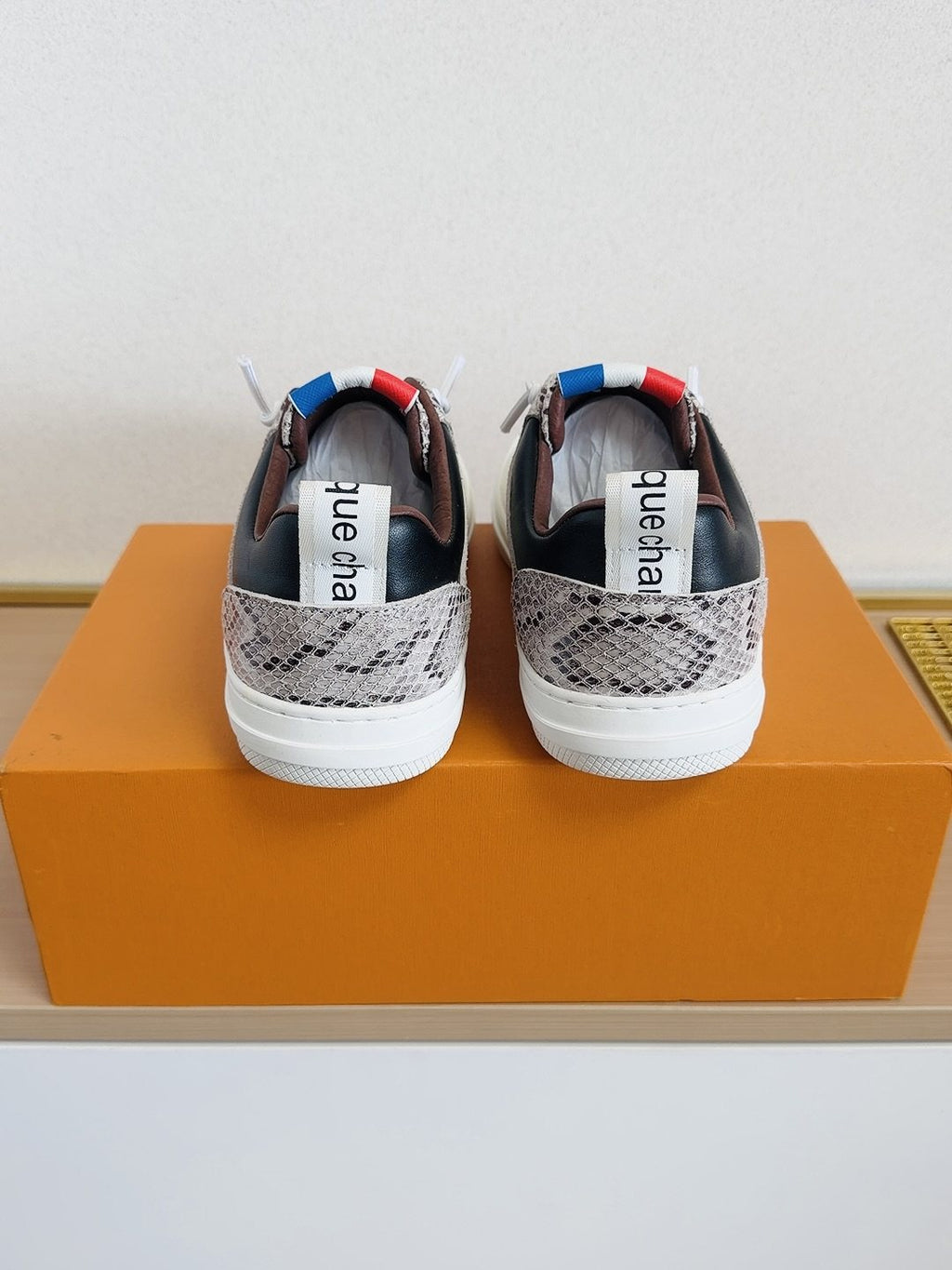 Louis Vuitton Men's Patterned-Panel Low-Top Sneakers