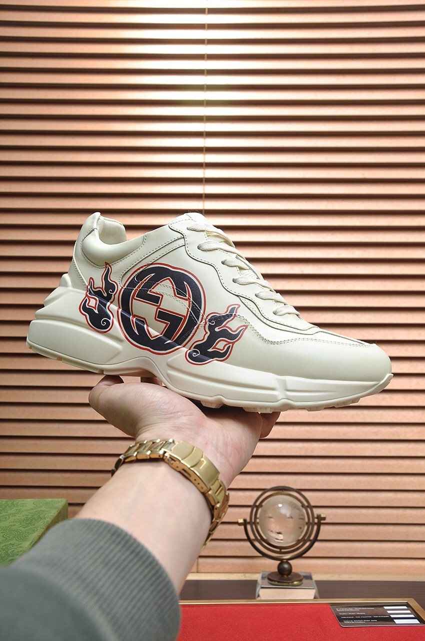 Gucci Off-White Emblem Sneakers
