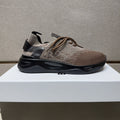 Berluti Men's Taupe Brown and Black Sneakers