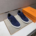 Santoni Paneled Low-Top Sneakers