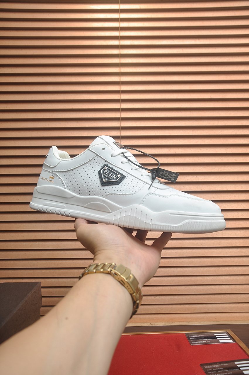 Philipp Plein Paneled Low-Top Sneakers