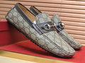 Gucci Monogram Horsebit Loafers