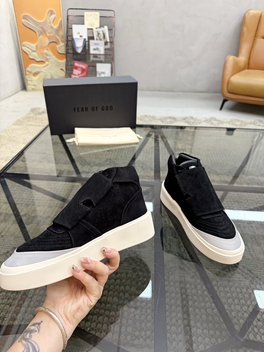 Fear of God Strap High-Top Sneakers