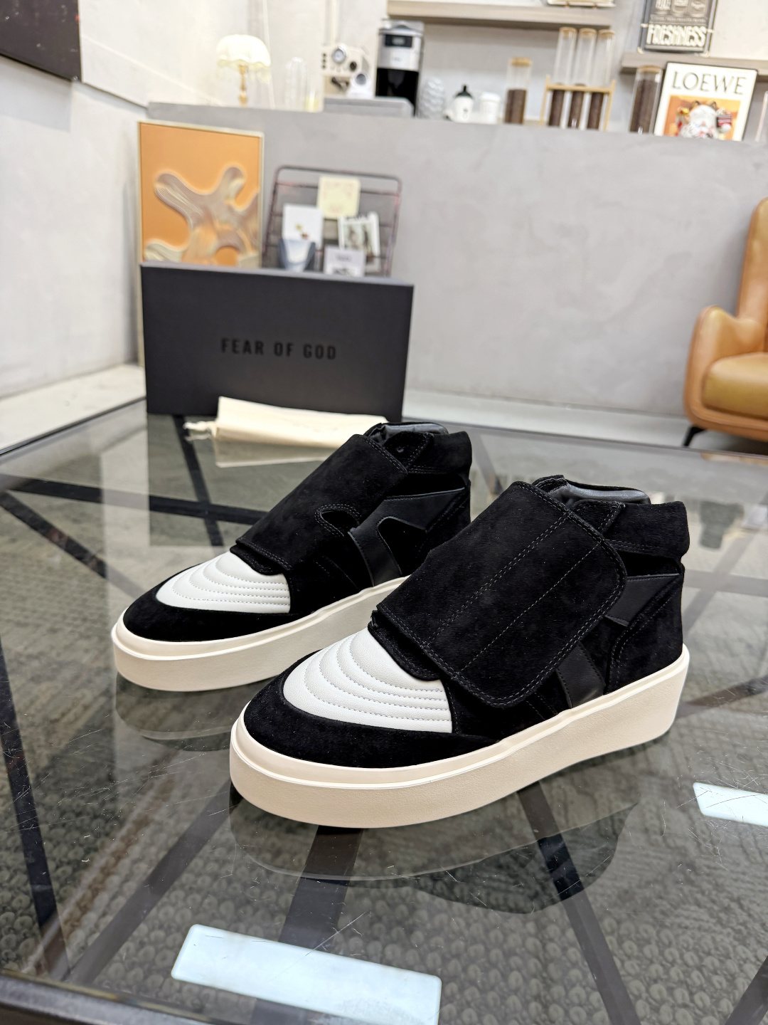 Fear of God Strap High-Top Sneakers