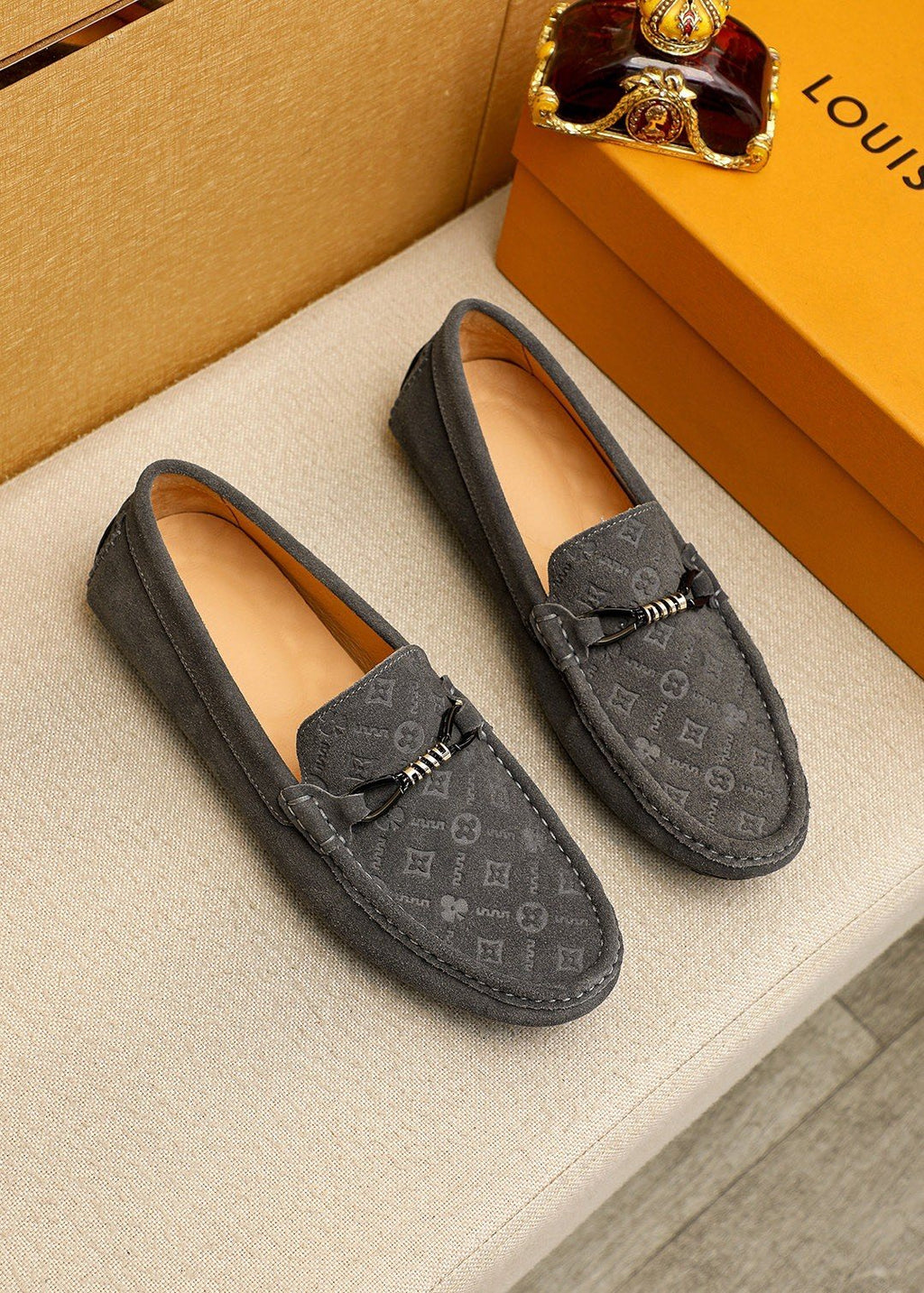 Louis Vuitton Embossed Hardware Loafers
