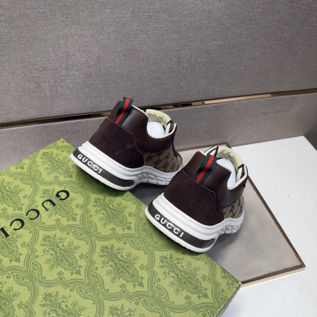Gucci Patterned Low-Top Sneakers