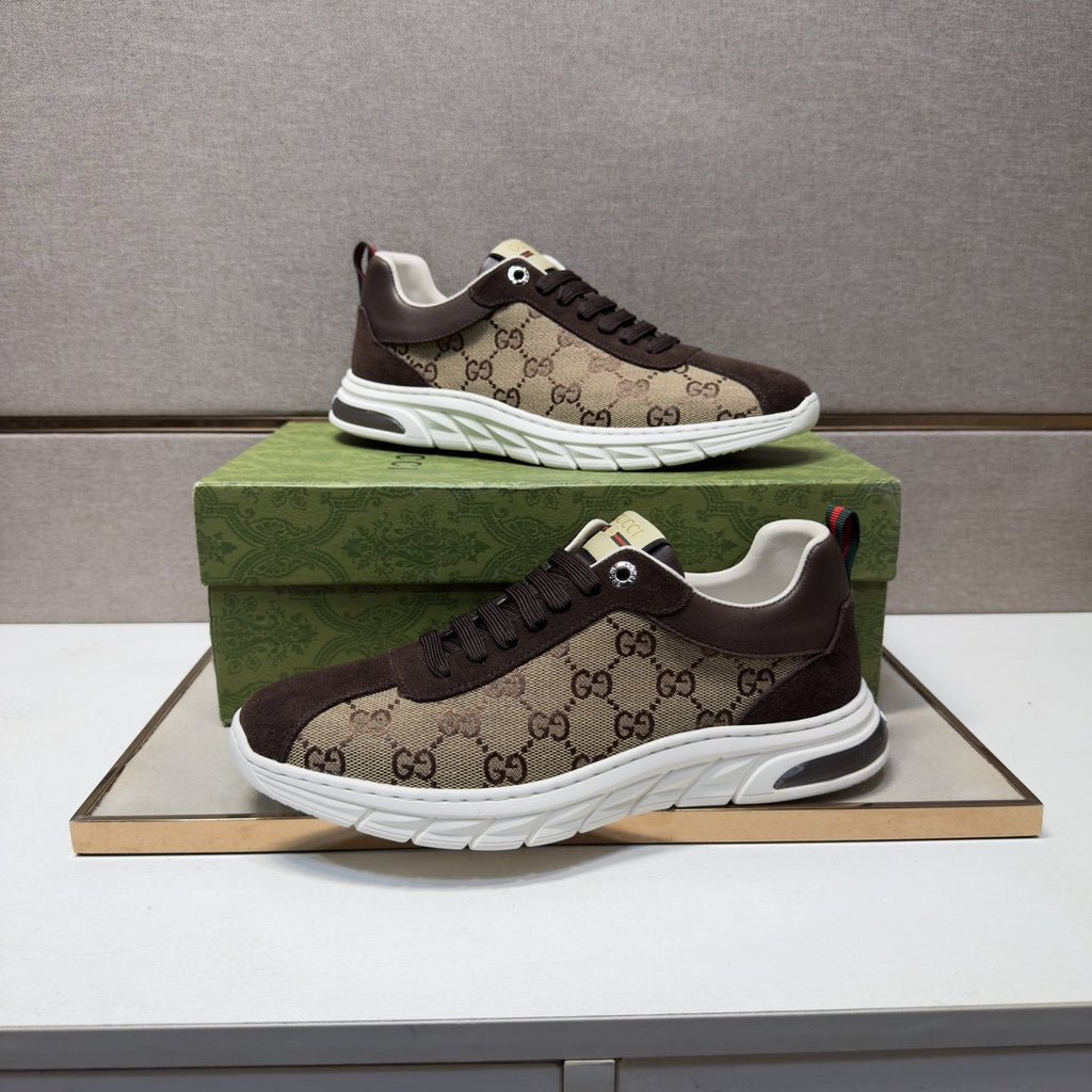 Gucci Patterned Low-Top Sneakers