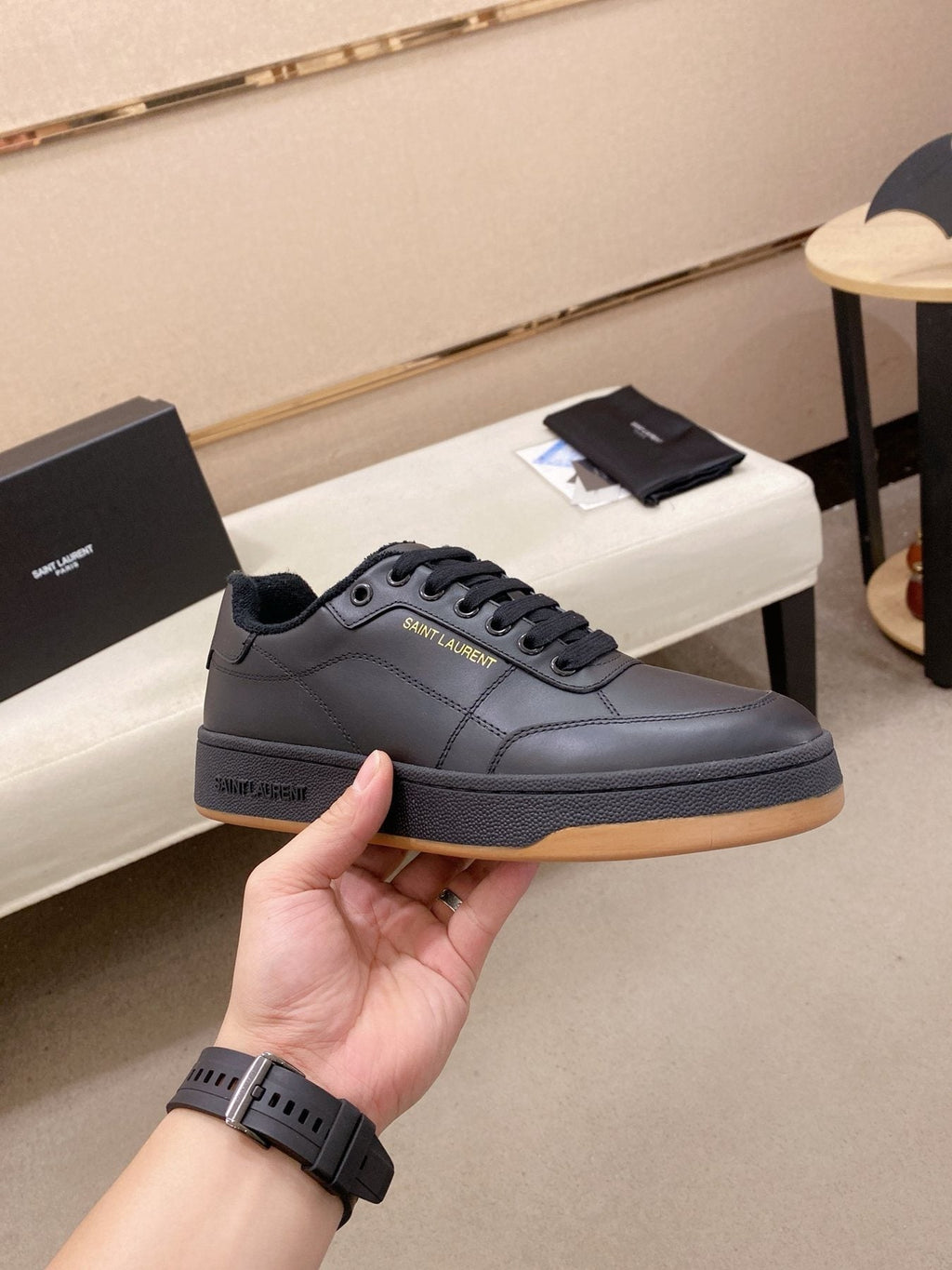 Saint Laurent Gum Sole Sneakers
