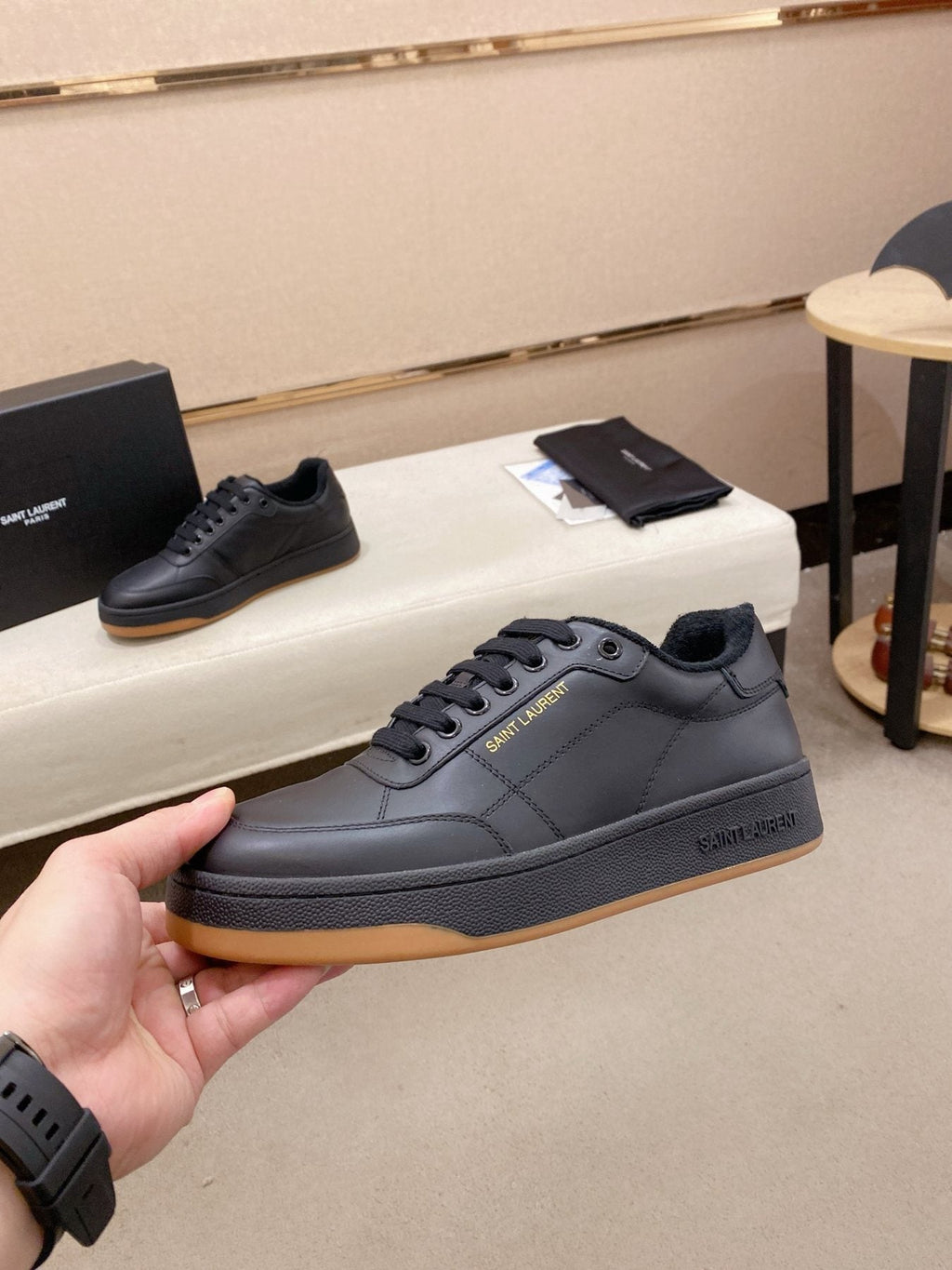 Saint Laurent Gum Sole Sneakers
