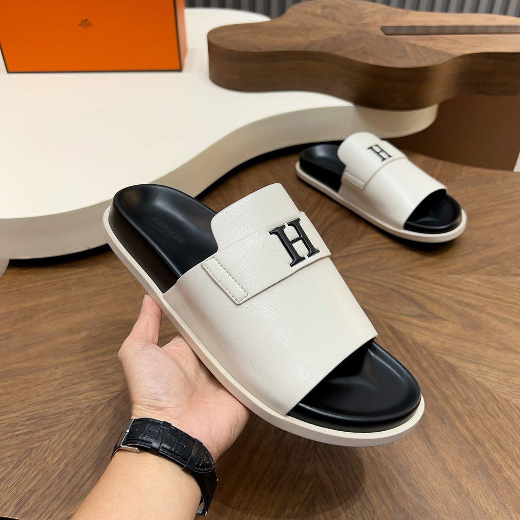 Hermès Men's H Hardware Slide Sandals