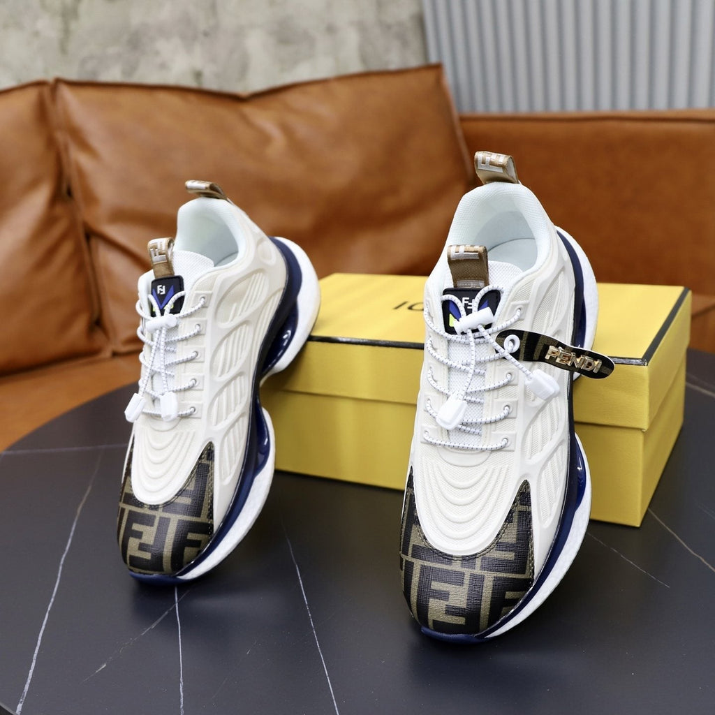 Fendi Men's Monogram Low-Top Sneakers