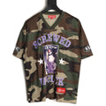 Supreme DJ Screw Graphic V-Neck Football-Style Jersey - Camouflage